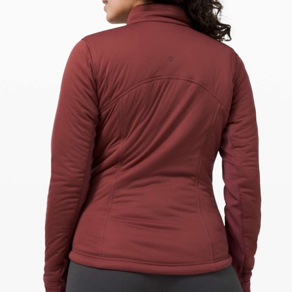Lululemon Dynamic Movement Jacket Savannah Insulated Size 10 Full Zip - Picture 9 of 11